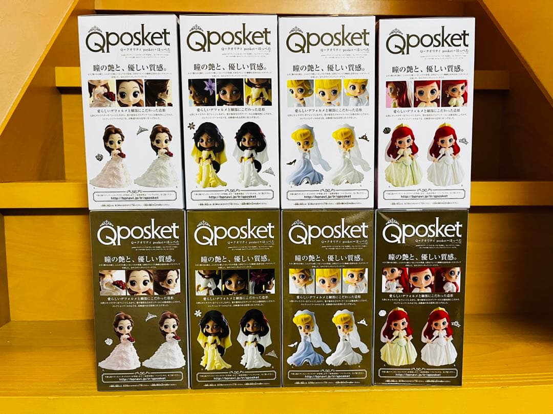 Qposket ディズニー Dreamy Style ウエディング全8種