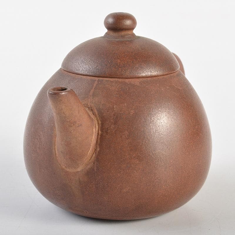 中国　紫砂　朱泥　急須　茶壷　在銘　U　R7299