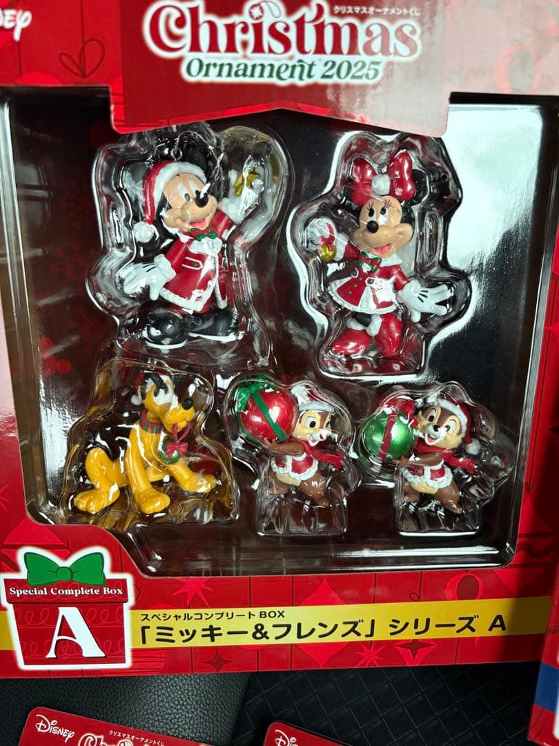 happyくじ　ディズニー クリスマスオーナメント 2025 6体セットおまけ