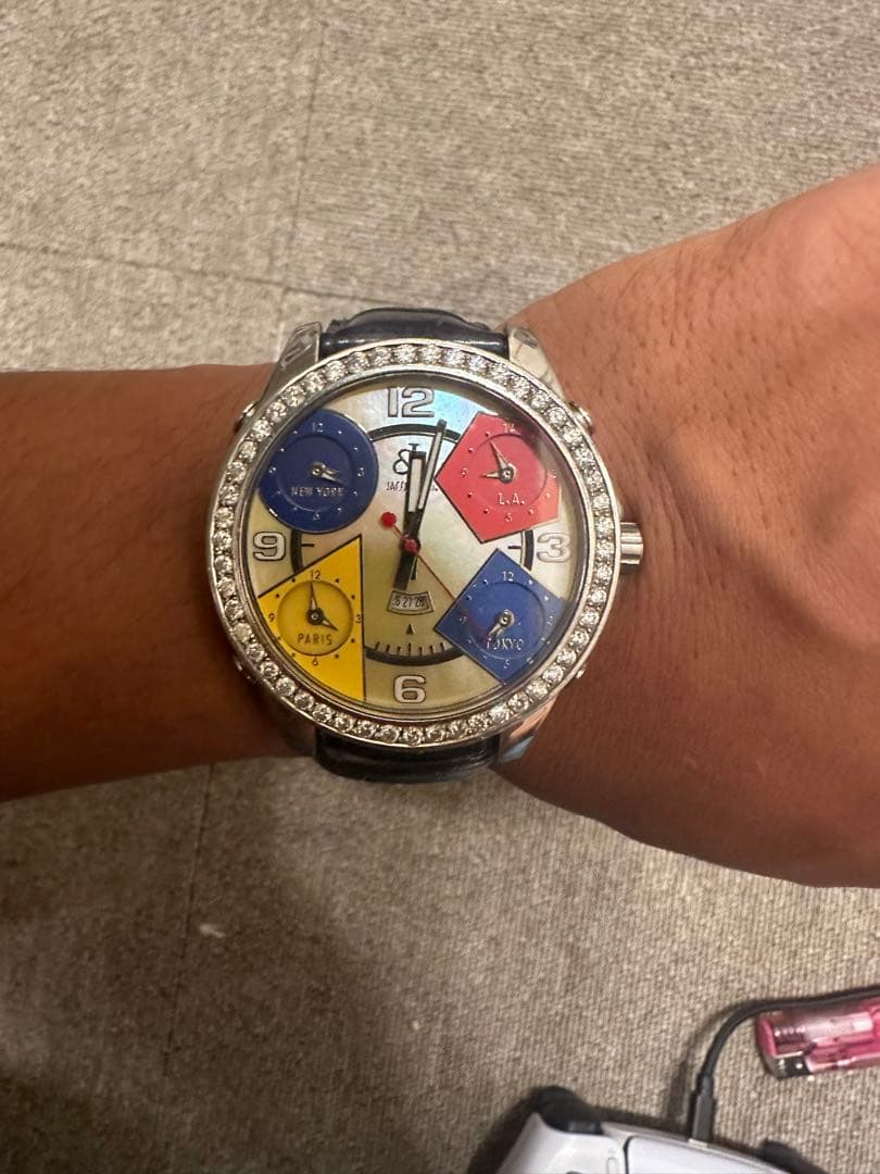 ジェイコブ　Jacob&co ファイブタイムタイムゾーン 47mm