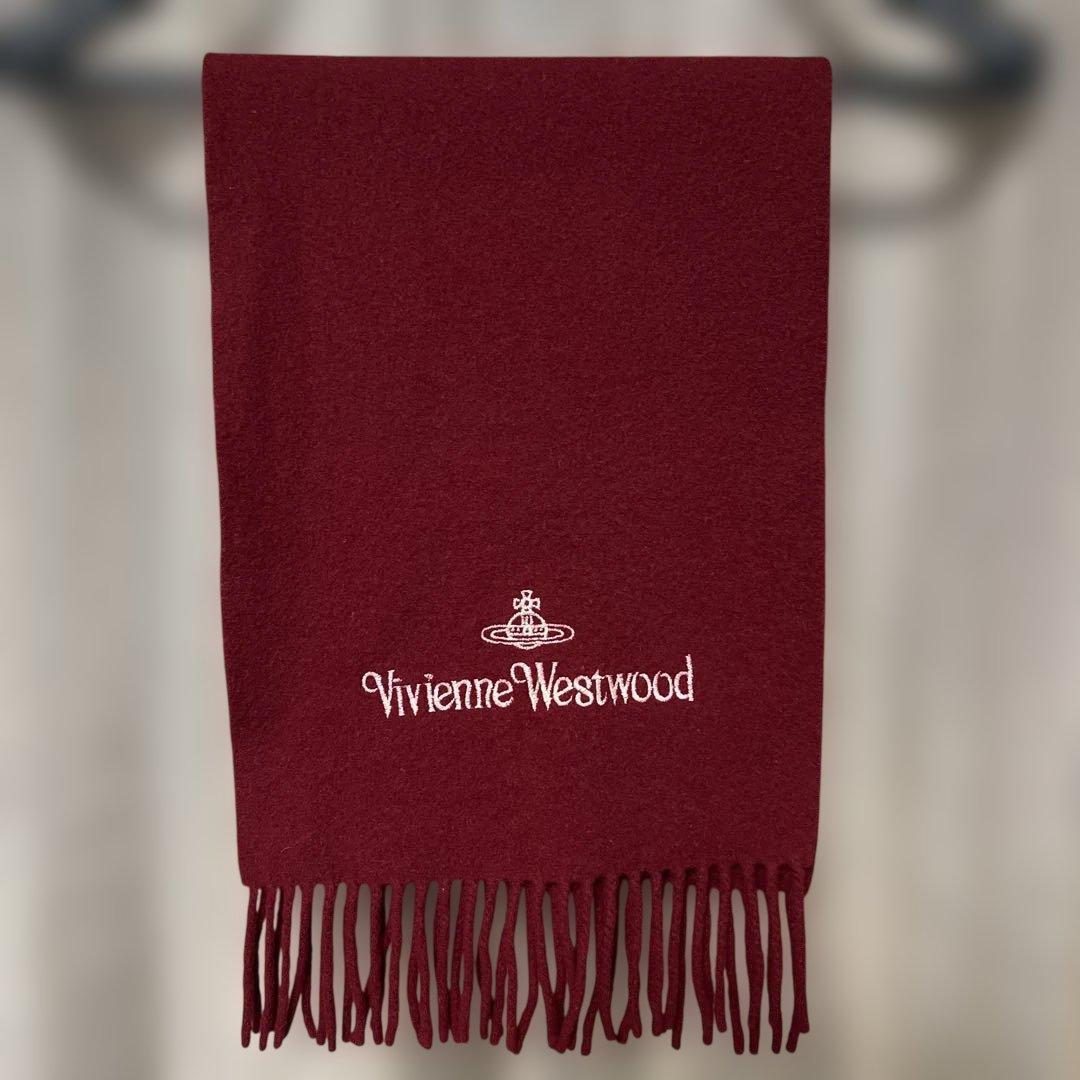 希少Vivienne Westwoodマフラー　カシミヤ混　イタリア製