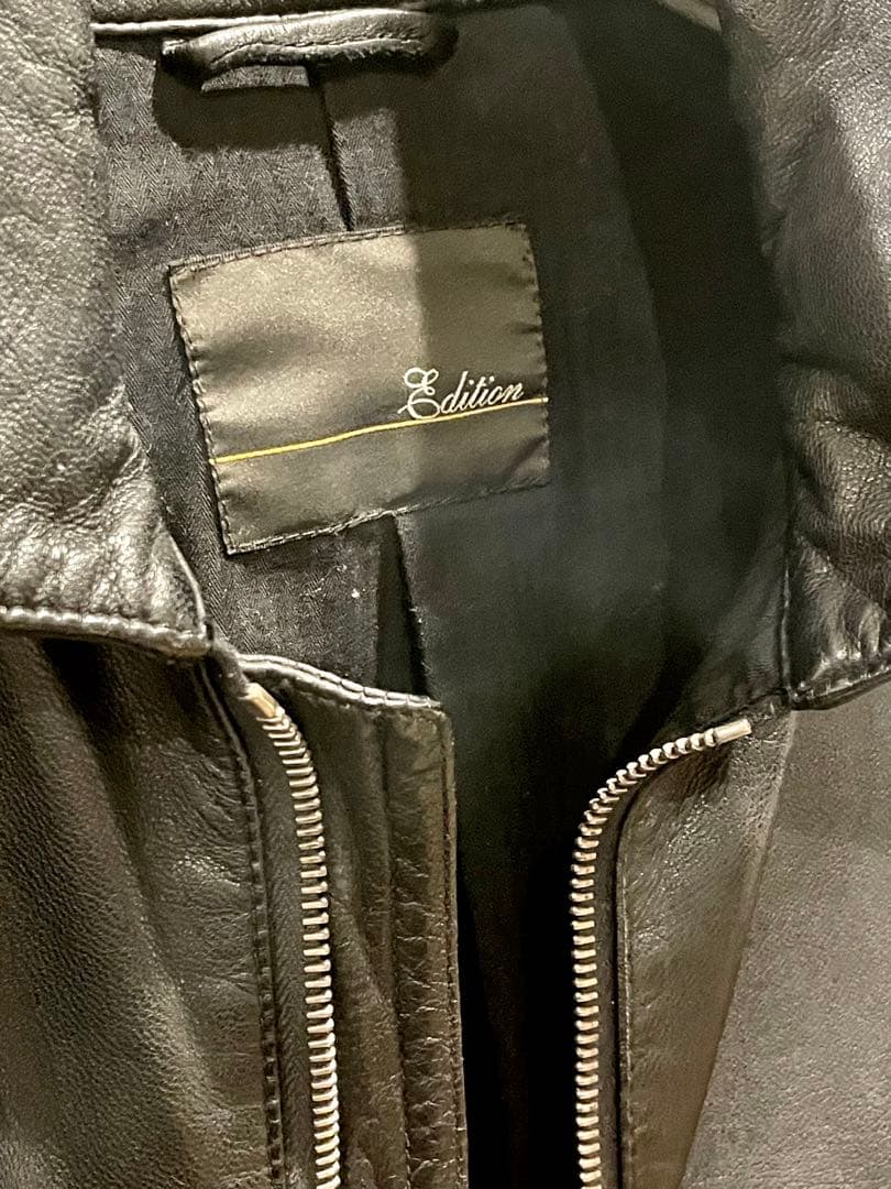 Edition エディション ゴートレザー シングルライダース M riri