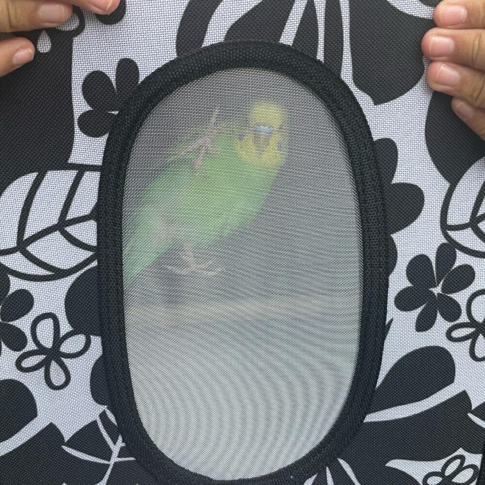 [ブラック/S] バードキャリー 鳥籠 Sサイズ ブラック 鳥用キャリー