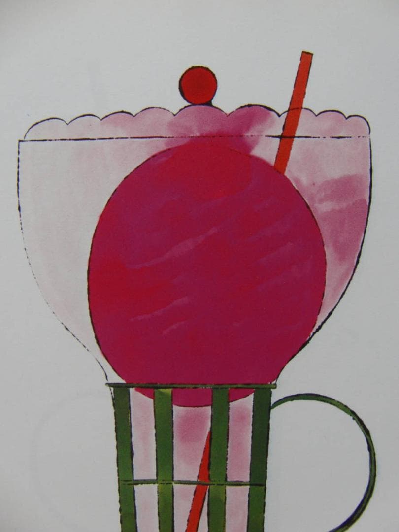 アンディ・ウォーホル、アイスクリーム デザートI、海外版・希少画集・額装画