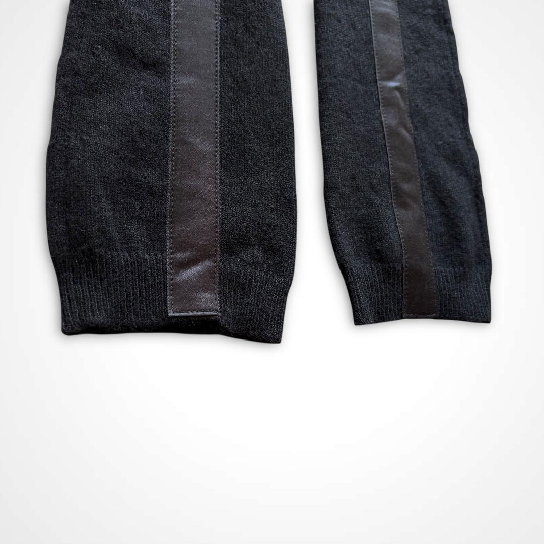 07AW ナンバーナイン カシミヤ 100% シルク ライン アームウォーマー