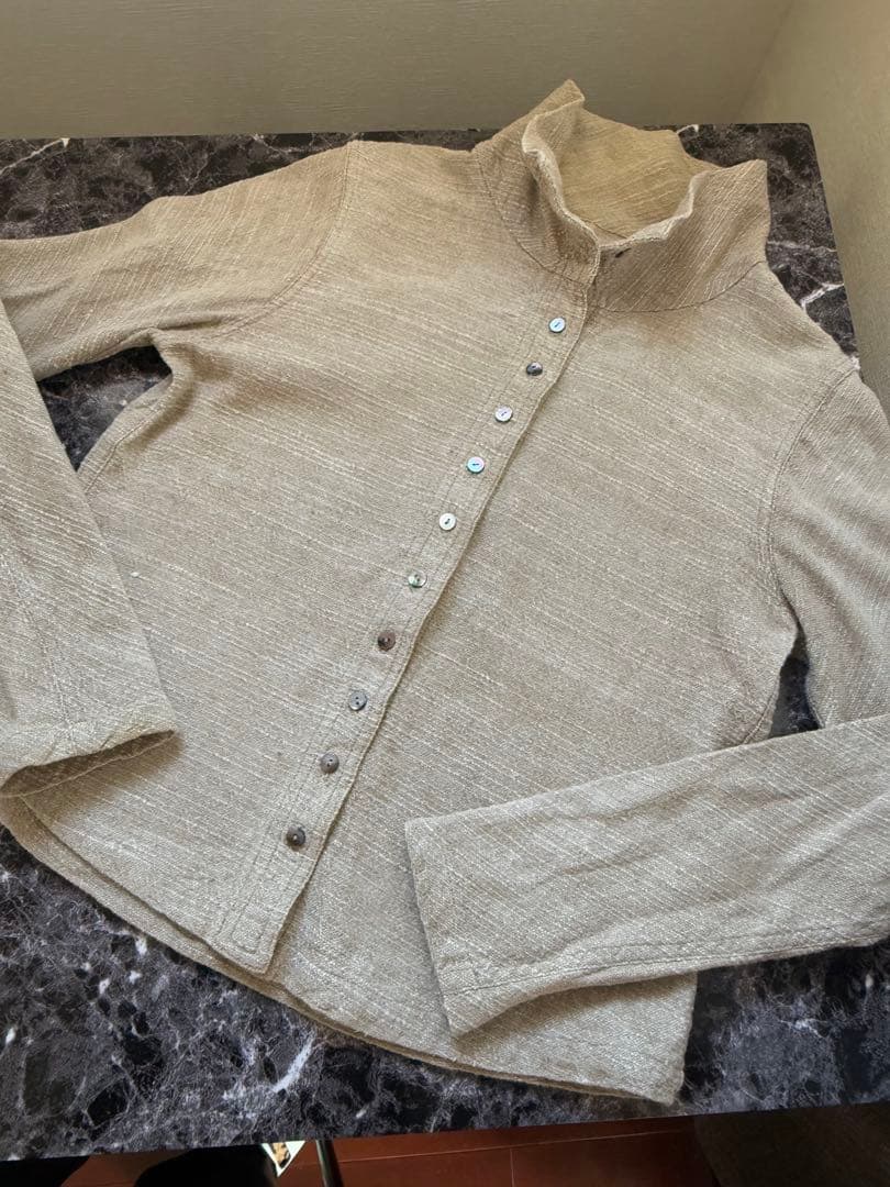 【最終値下げ】うさと/Usaato ボタンアップシャツ 長袖※自然素材