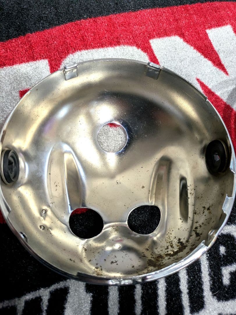 Koitoオートバイヘッドライト180mmメッキ！中古！