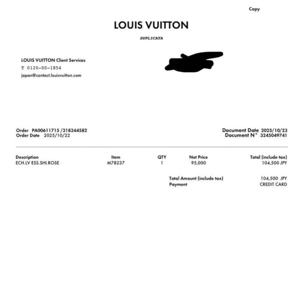 LOUIS VUITTON ピンク マフラー