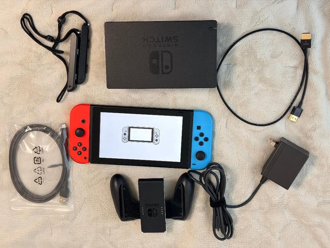 【訳あり】Nintendo Switch 赤/青 Joy-Con