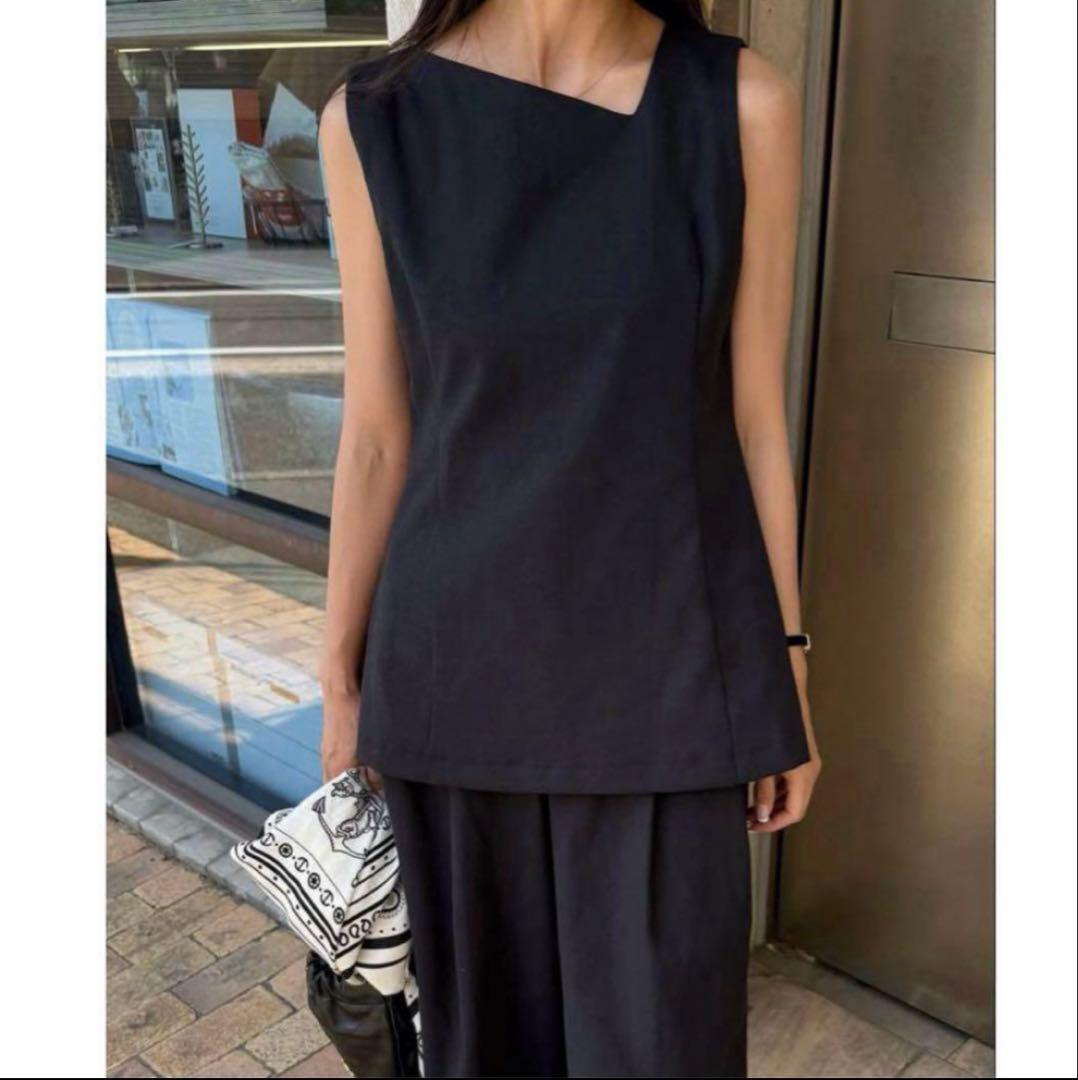 トップス carla Lady linen like tops