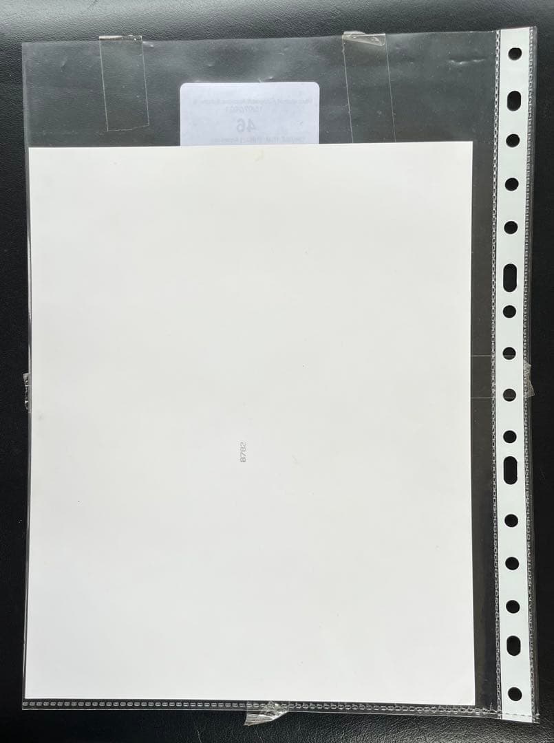 トムクルーズサイン入りモノクロポートレート