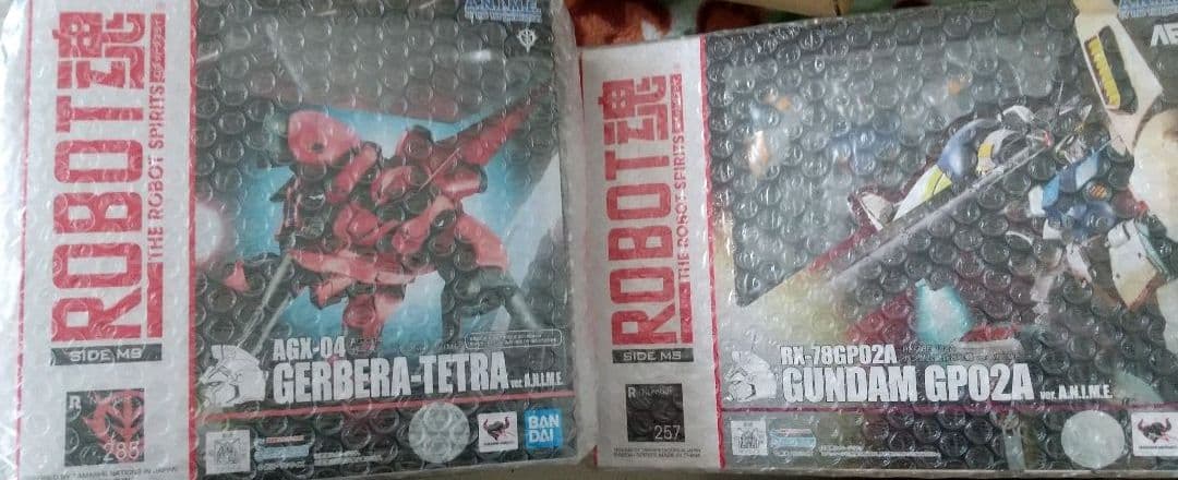 画像1、2、4開封品 ROBOT魂 4個セット  レッドウォーリア  GP02