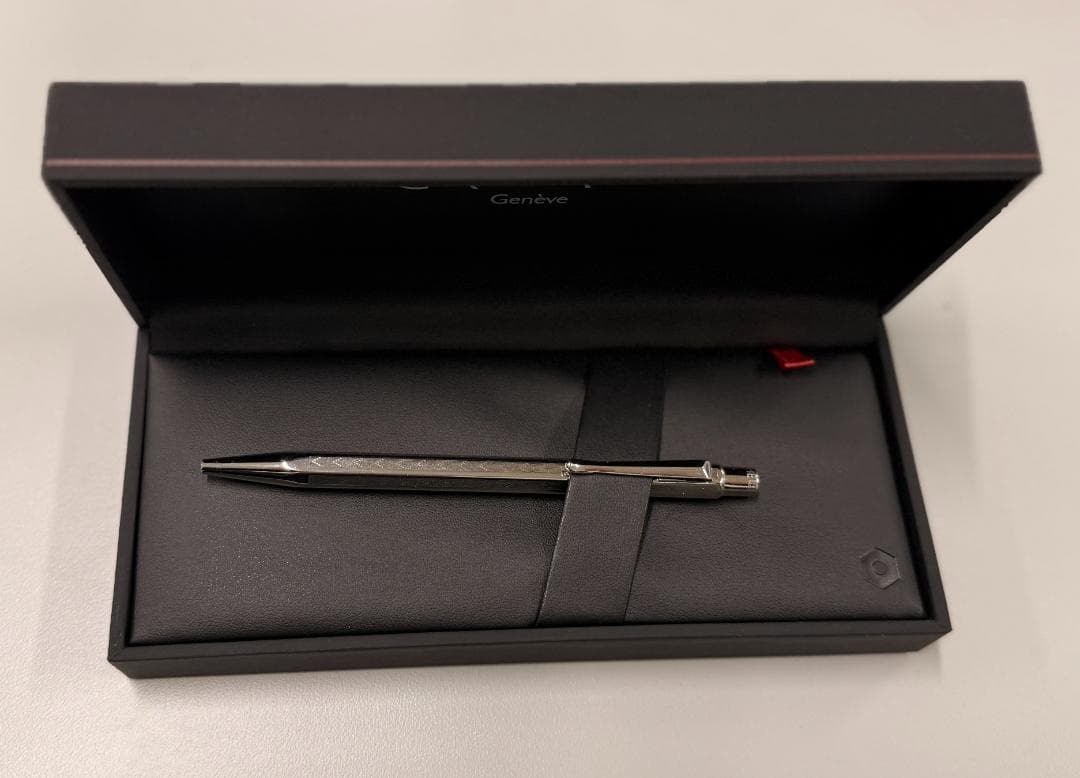 【しょーま】カランダッシュ エクリドール シェブロン ボールペン シルバー