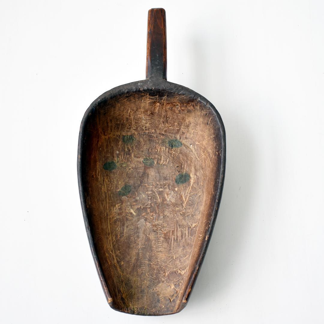 李朝時代 木製 柄杓 19世紀頃 済州島 韓国 朝鮮 高麗 古道具工芸民藝民芸