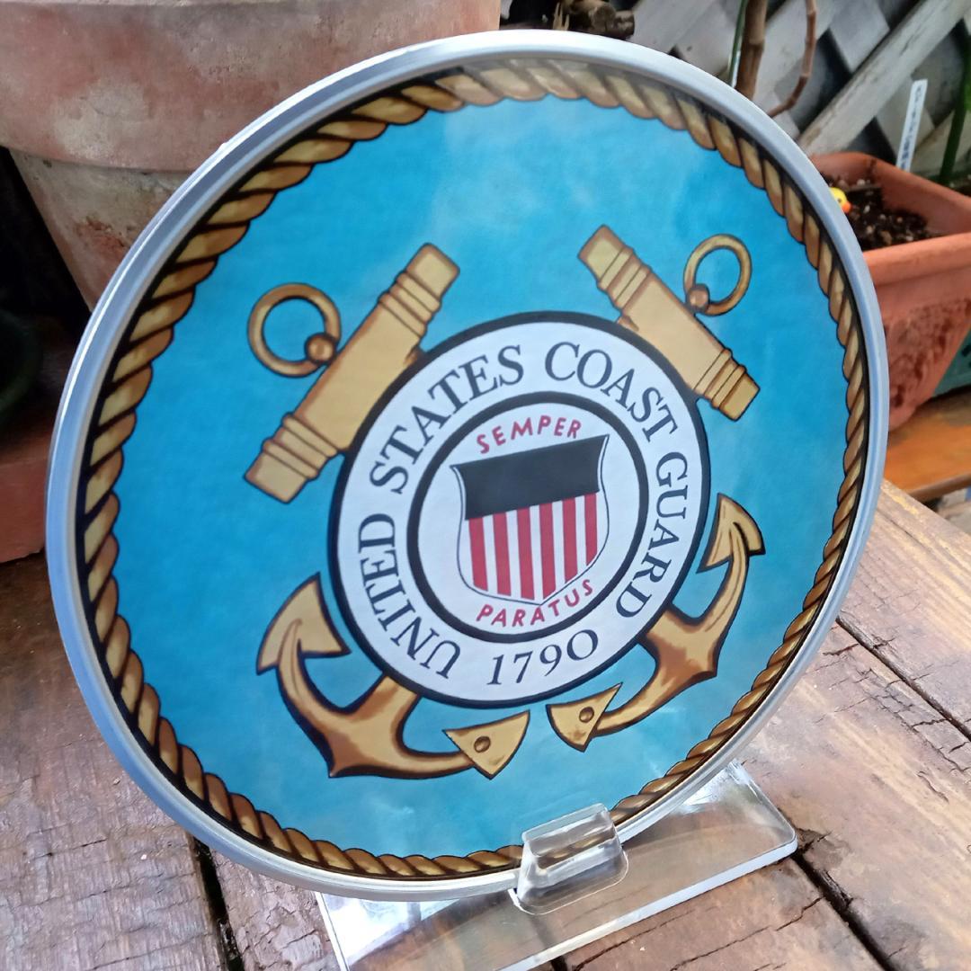 アメリカ沿岸警備隊コーストガード エンブレム ステンドグラス グラスマスターズ社
