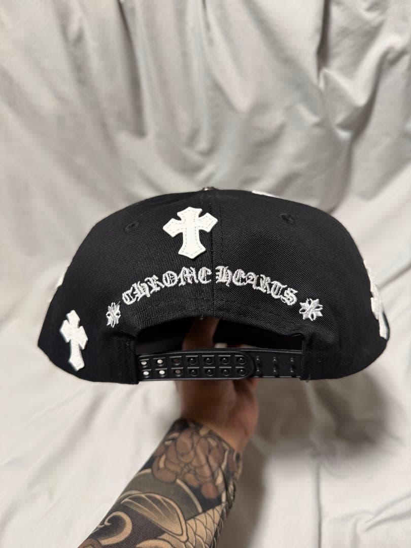 Chrome Hearts クロス刺繍キャップ