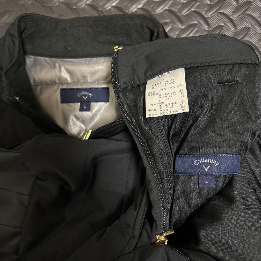 キャロウェイ レディース 中綿 ジャケット&スカート セットアップ　Lサイズ