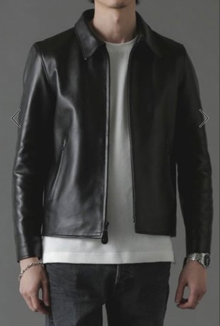 【新品】Schottショット レザー シングルジャケット ブラック サイズM