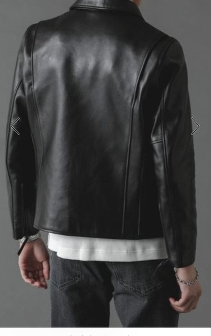 【新品】Schottショット レザー シングルジャケット ブラック サイズM