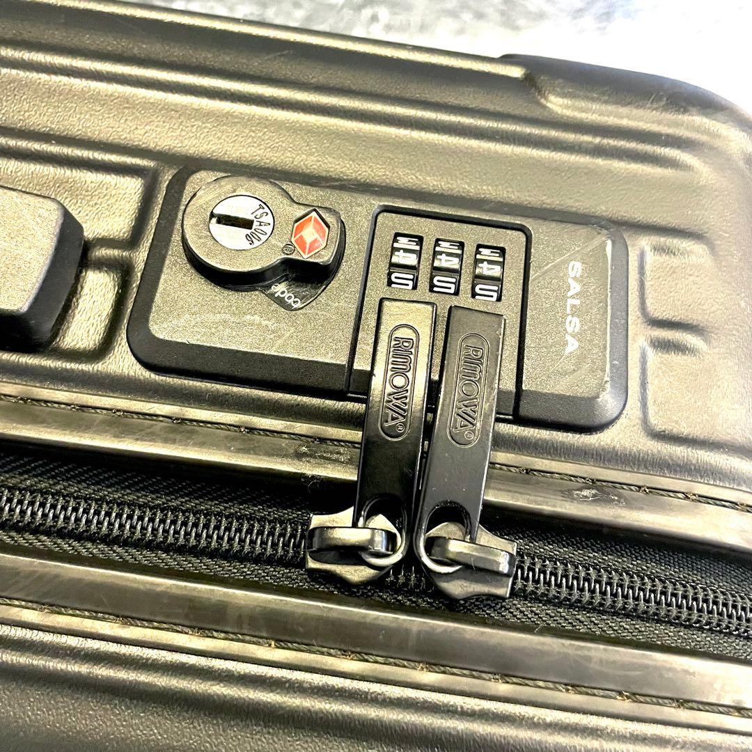 美品 リモワ サルサ 35L 2輪 TASロック キャリーケース 機内持ち込み