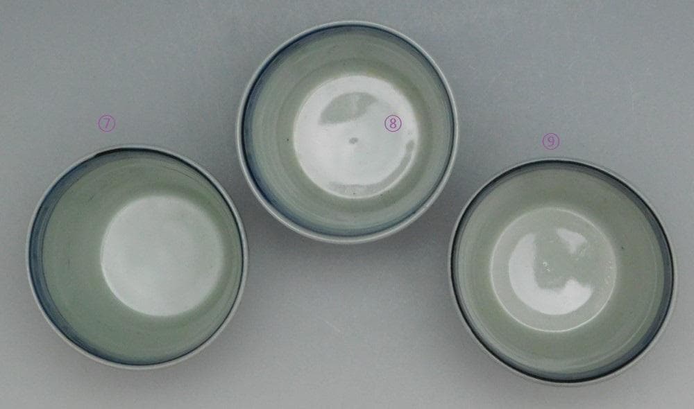 【鳳凰堂】古伊万里「蛸唐草 蕎麦猪口」染付 一客ずつ 江戸後期 送料出品者負担