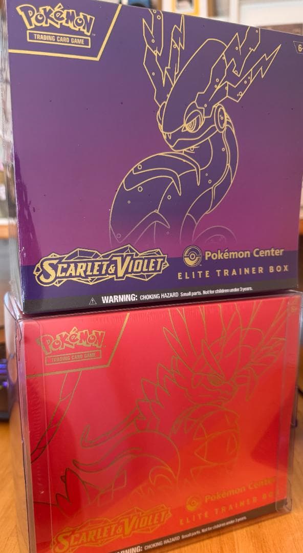 ユハ ポケモンセンタScarlet Violet ックスセット 未開封新品