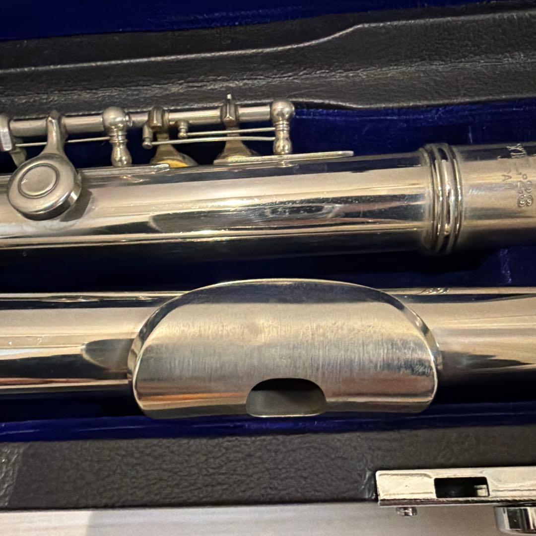 【美品ケース付】YAMAHA YFL-23 フルート本体 頭部管銀メッキ