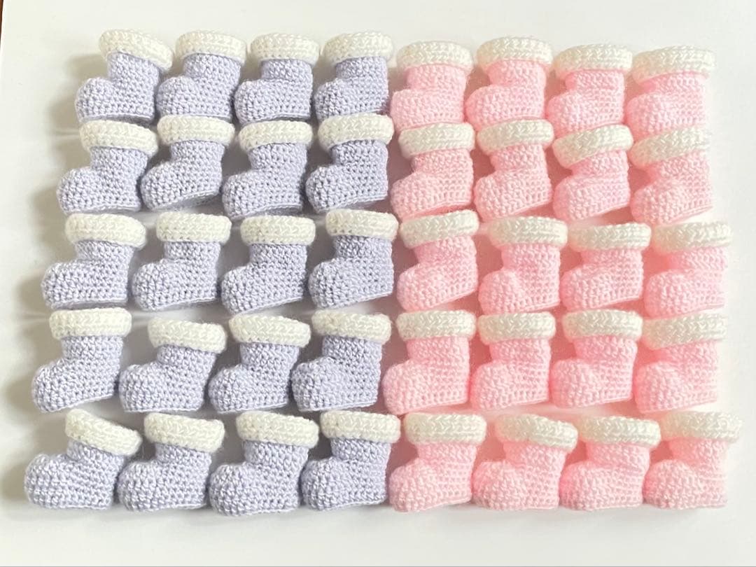 【専用】かぎ針編み ブーツ40個 ハンドメイド クリスマス Christmas