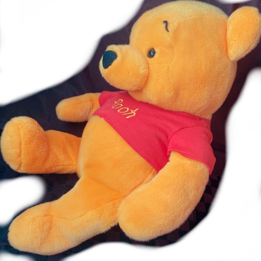 【希少】ディズニーストアDisneystore プーさん ぬいぐるみ 大きめ