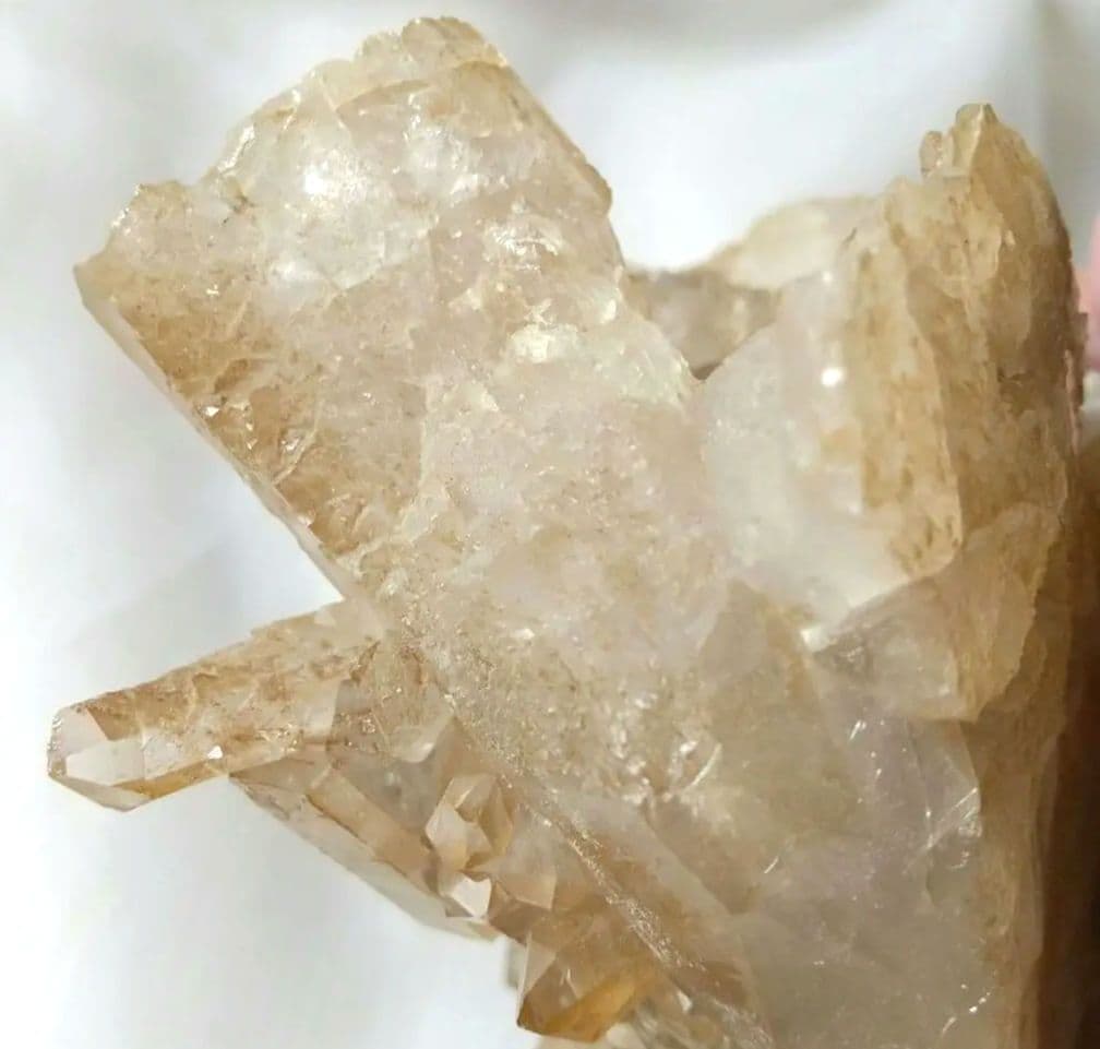 ブラジル産 虹入り スモーキータンジェリンクォーツ クラスター L