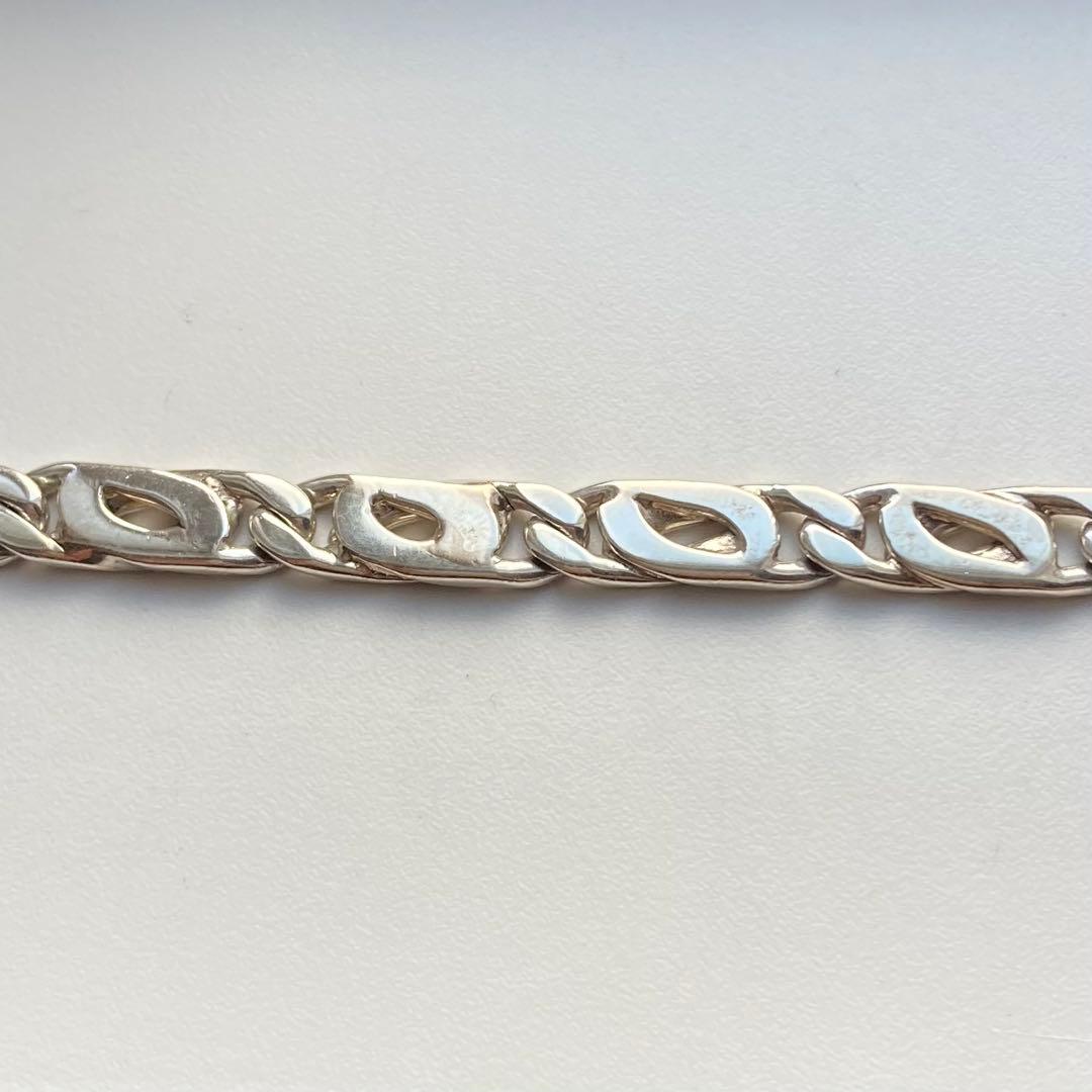 MEXICO シルバー 925 喜平 フィガロ チェーン ブレスレット