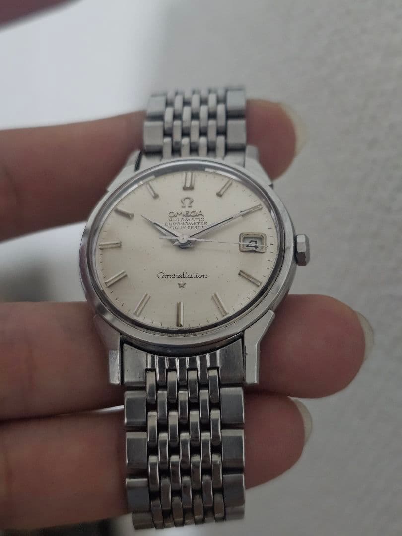 【OMEGA】オメガ コンステレーション cal.564 ライスブレスレット .