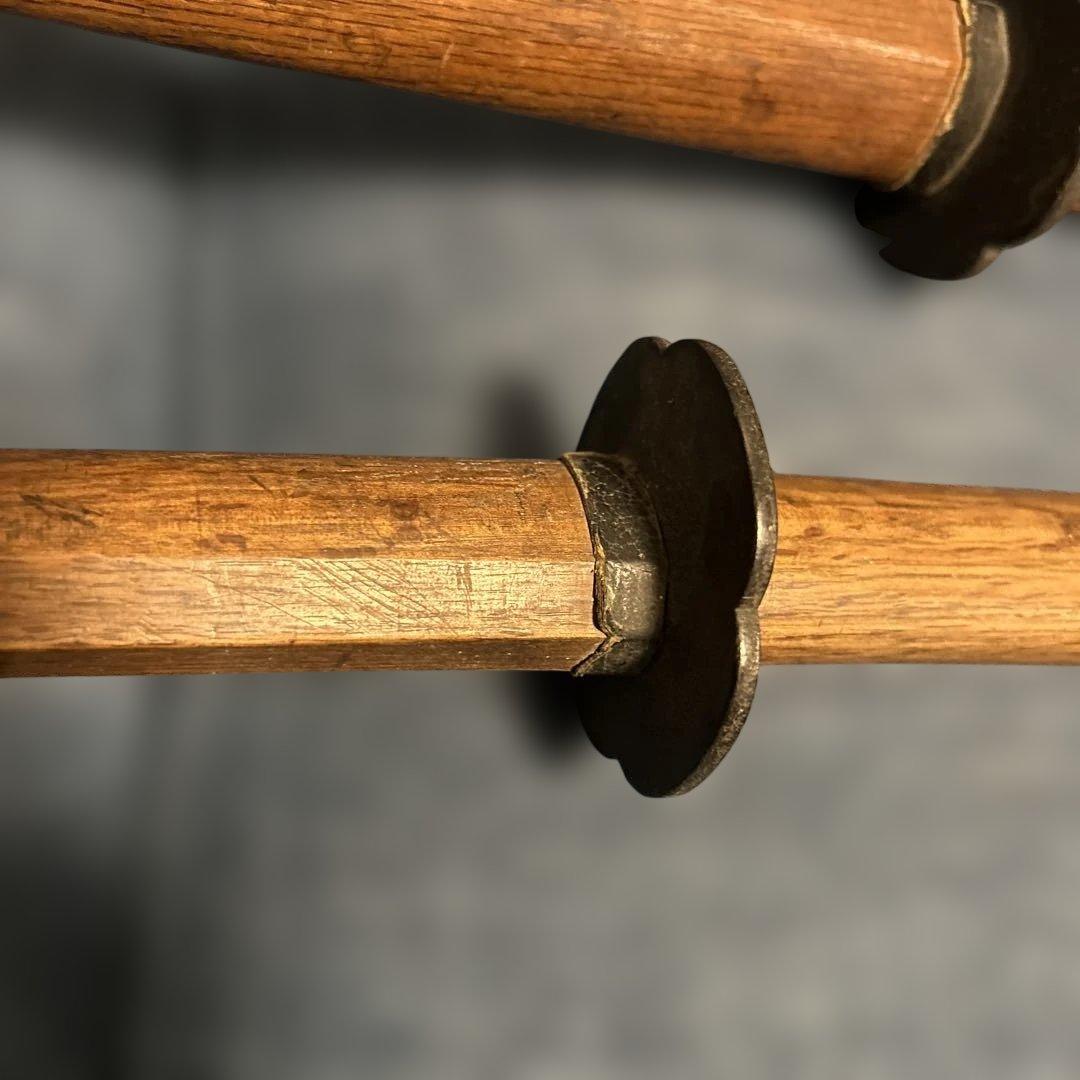 木刀 武蔵松山住 斎藤四郎国房 模擬刀 武具 レトロ アンティーク　骨董品