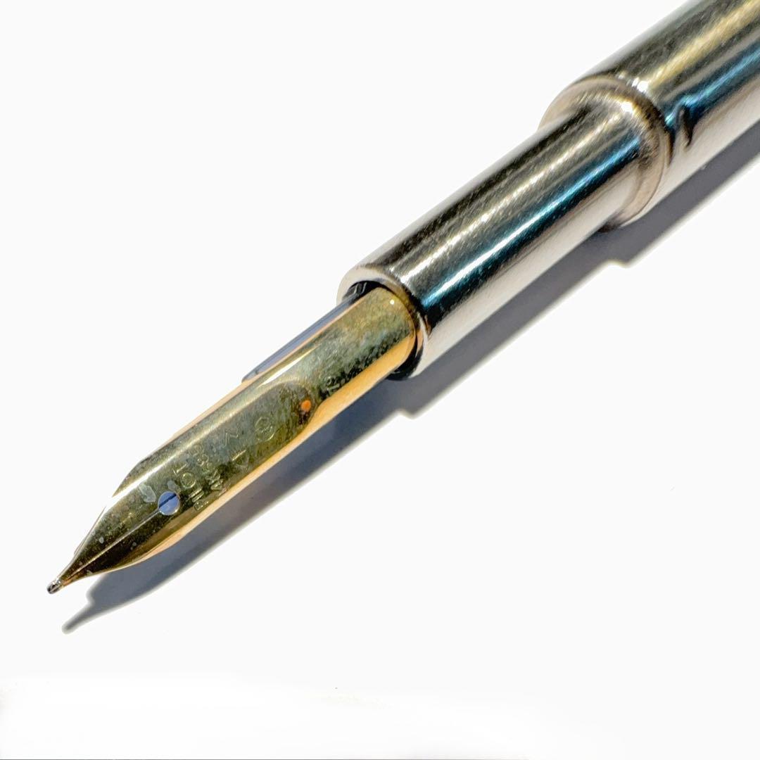 【廃番極稀少】PILOT キャップレス 多面体 未使用 タグ付き 黒 14K F