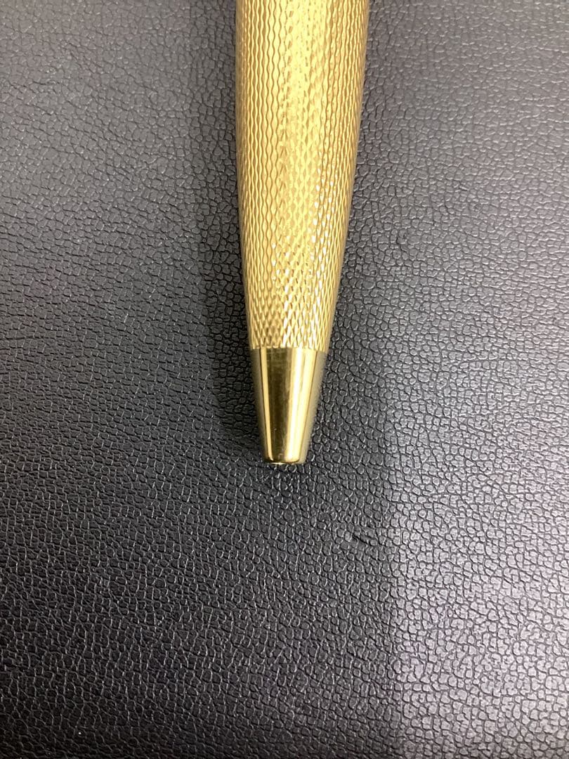 A.DUNHILL ゴールドプレートバーレイボールペン