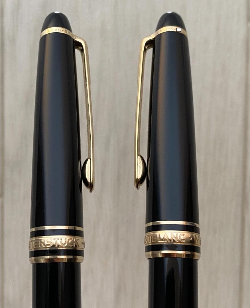 ドイツ製 モンブラン 163 クラシックキャップ式 ローラーボール　純正リフィル