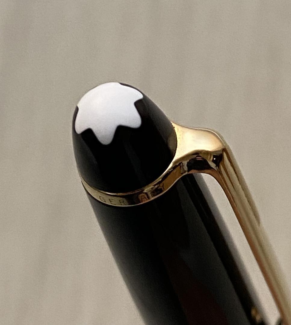 ドイツ製 モンブラン 163 クラシックキャップ式 ローラーボール　純正リフィル