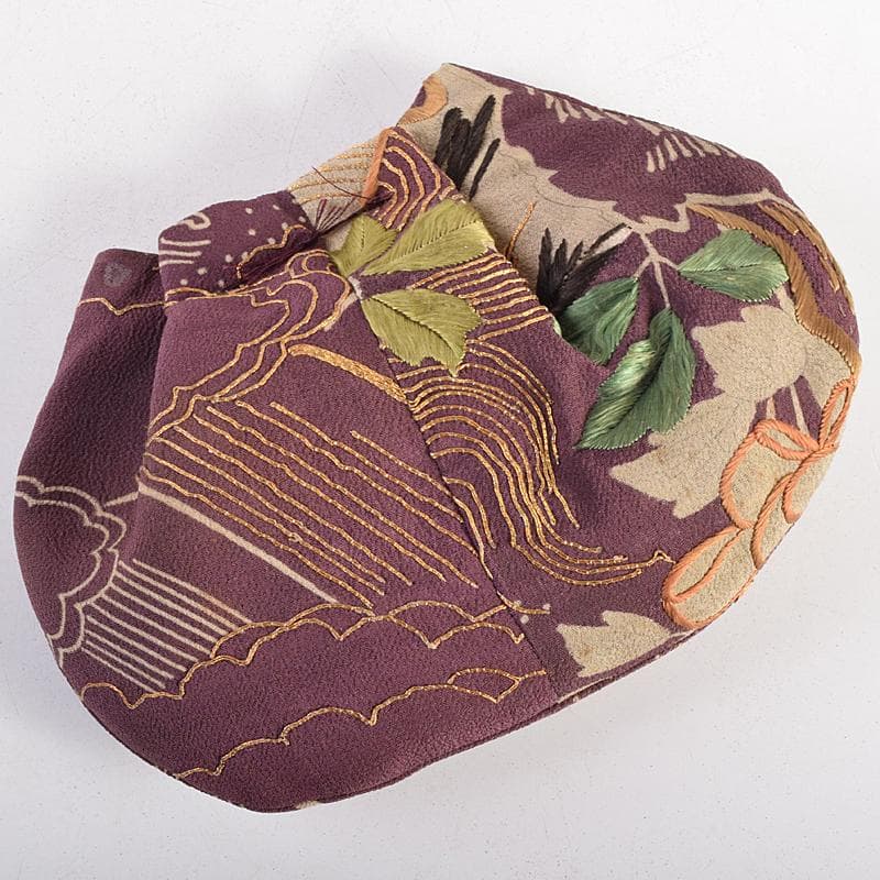 和装小物　江戸時代　小釉裂　龍花文　香袋　匂い袋　C　R8814