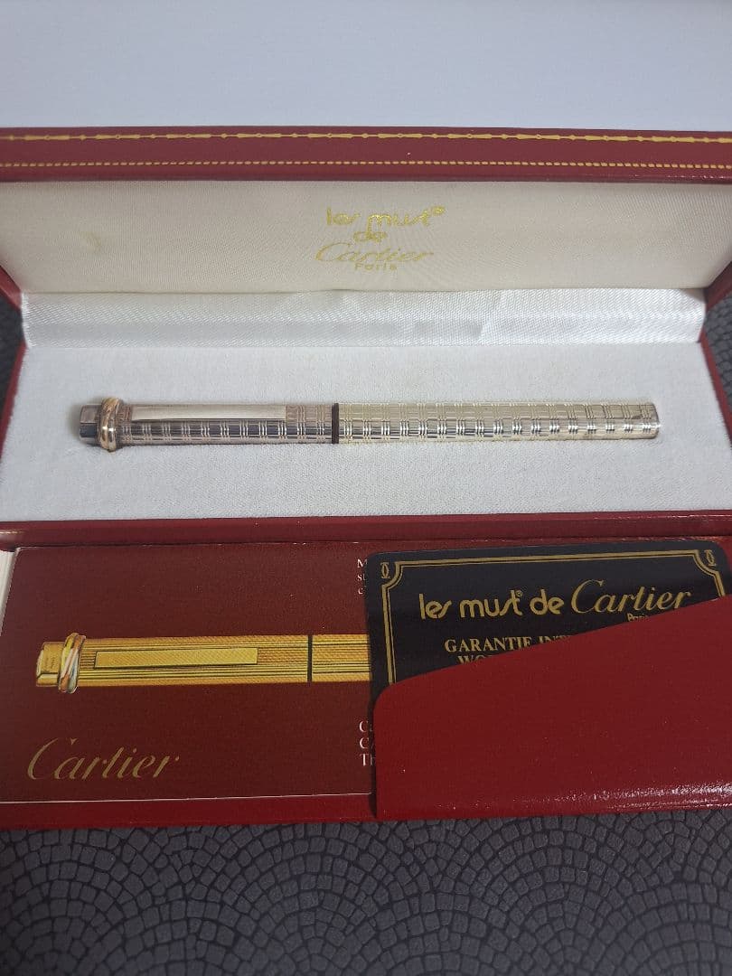 [美品、ペン先新品交換済み]カルティエ　Cartier 万年筆　クリーニング済み