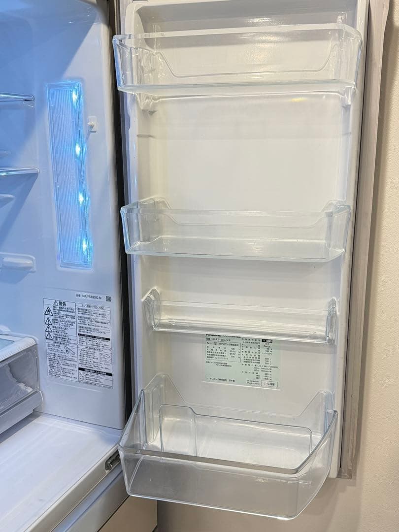 パナソニック 6ドア冷蔵庫 NR-F518XG-N