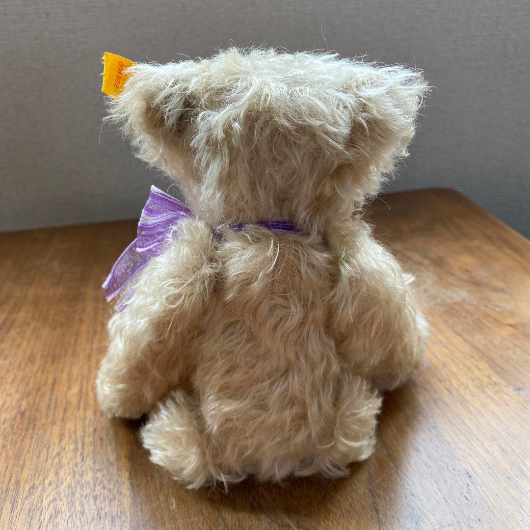 シュタイフ クラシック テディベア パープルリボン 20cm EAN001802