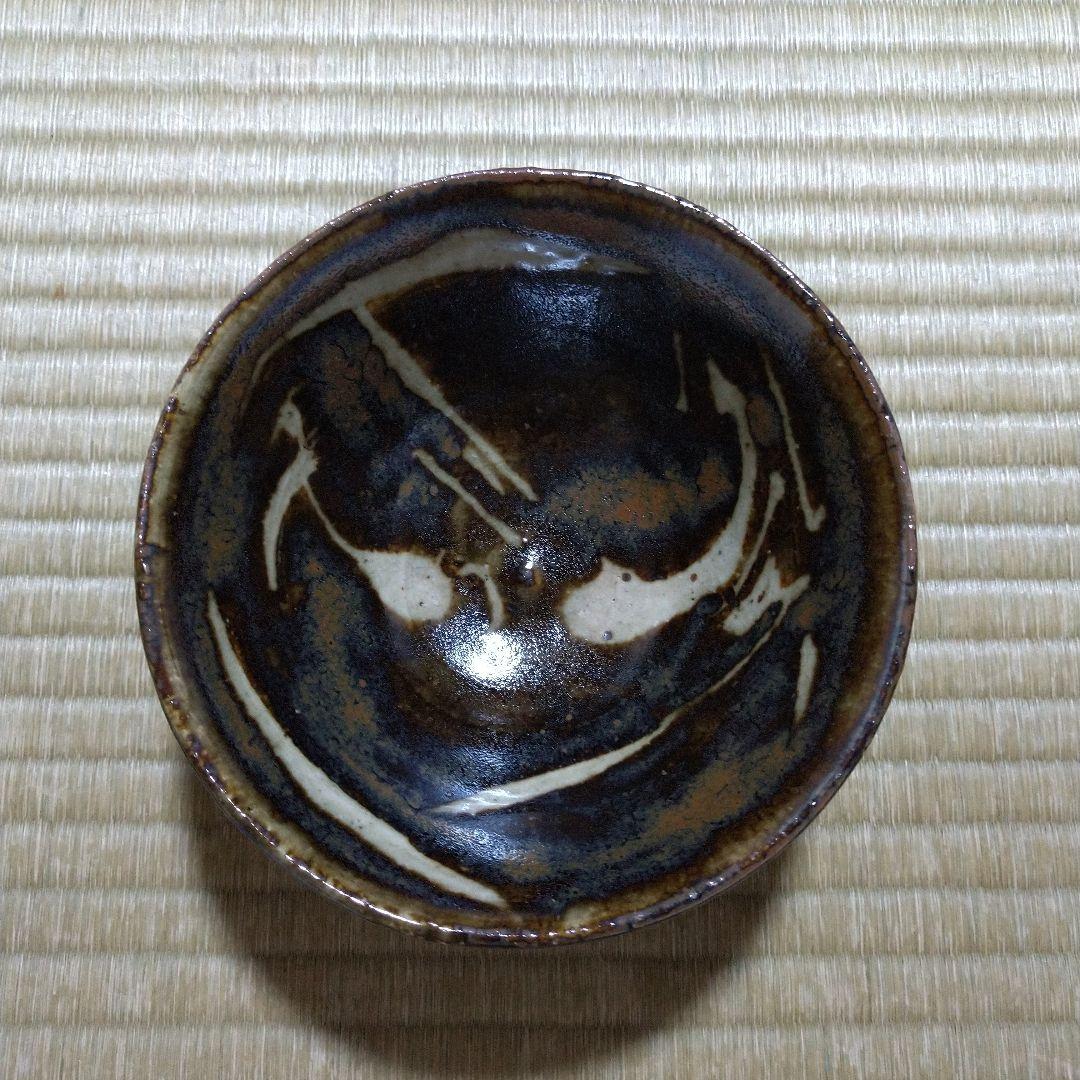 河井寛次郎　草繪碗　桐共箱　紐なし