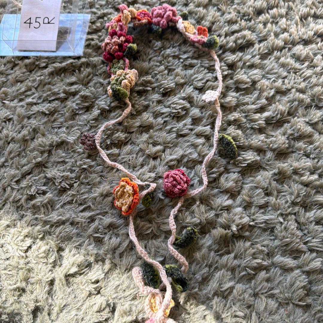 45R★ かぎ針ネックレス