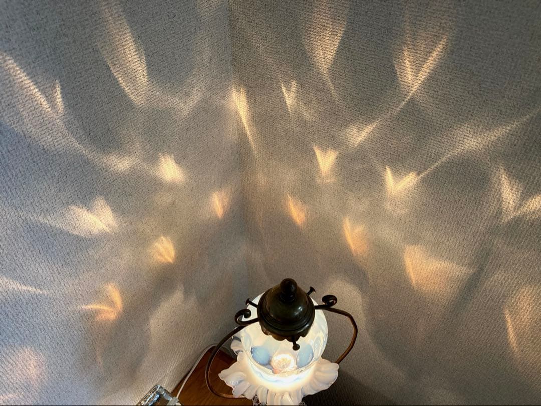 フェントン　1940年　オパールセント　ランプシェード　アンティーク