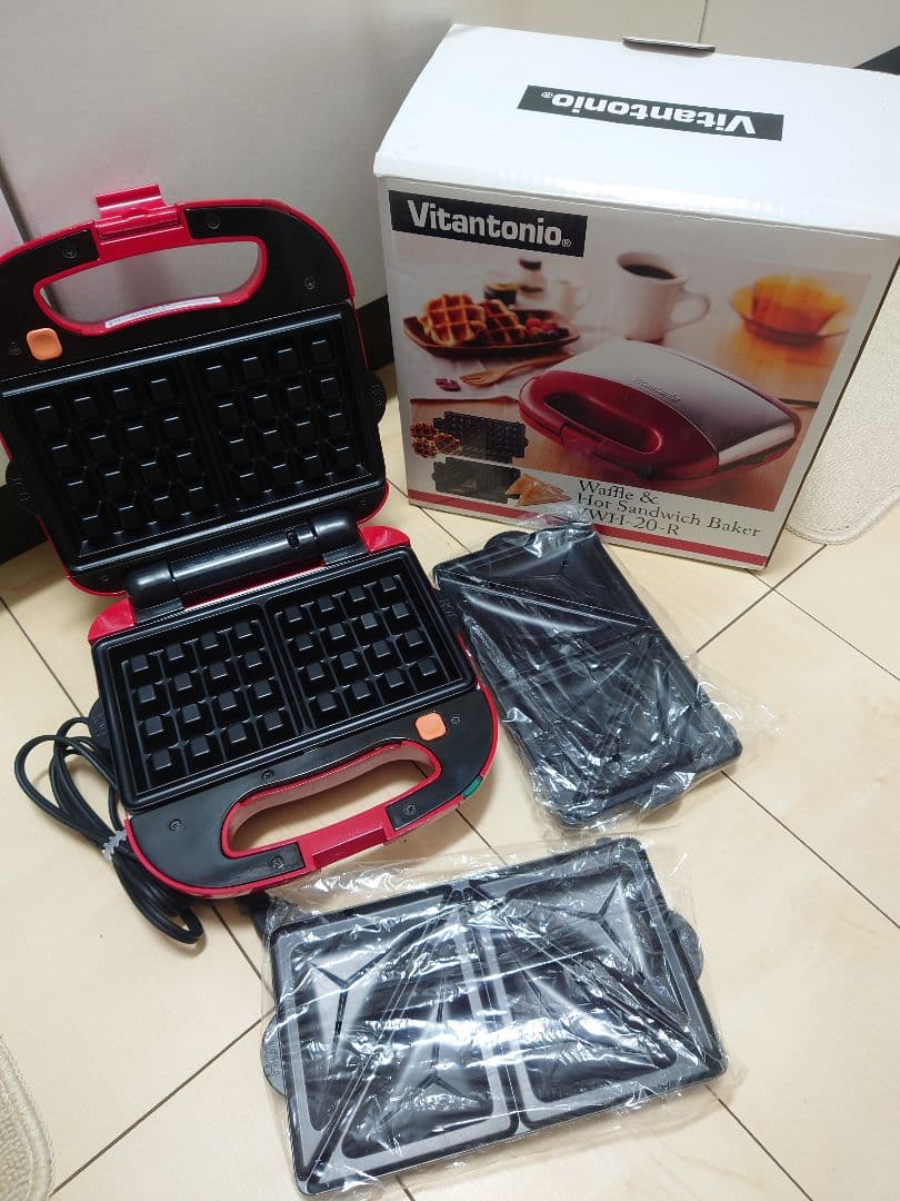 ビタントニオ　ワッフル＆ホットサンドベーカー