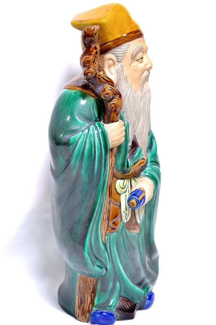 九谷焼寿老人像 置物