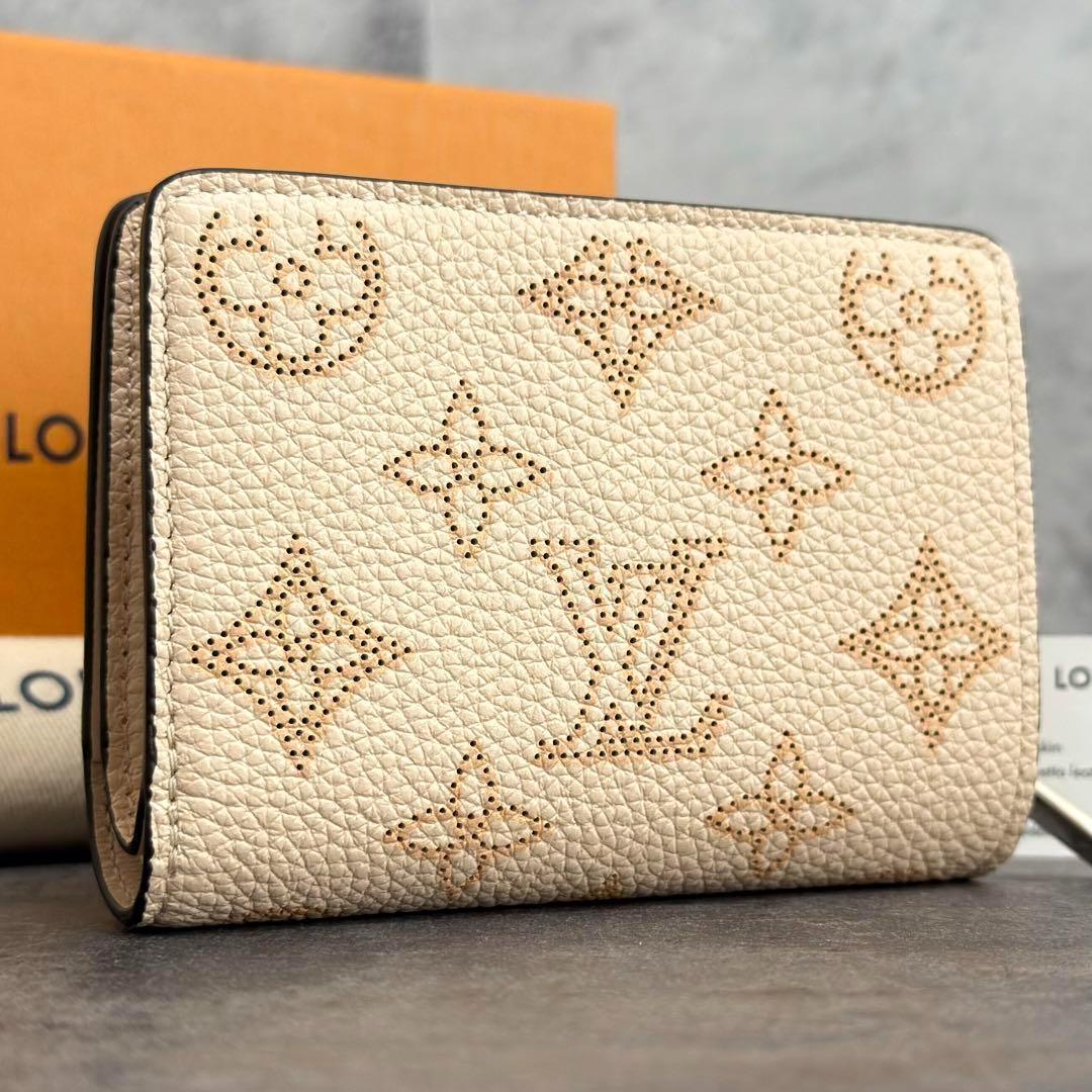 完売品 新品⭐️ルイヴィトン マヒナ クレア フライトモード ベージュ×オレンジ