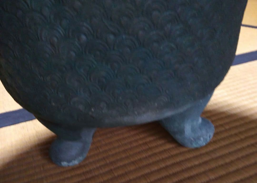 青銅火鉢　手炙り　大型