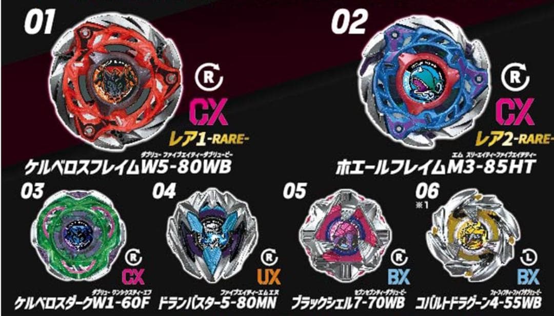 ベイブレードx CX-08ランダムブースターVol.7 コンプリートセット
