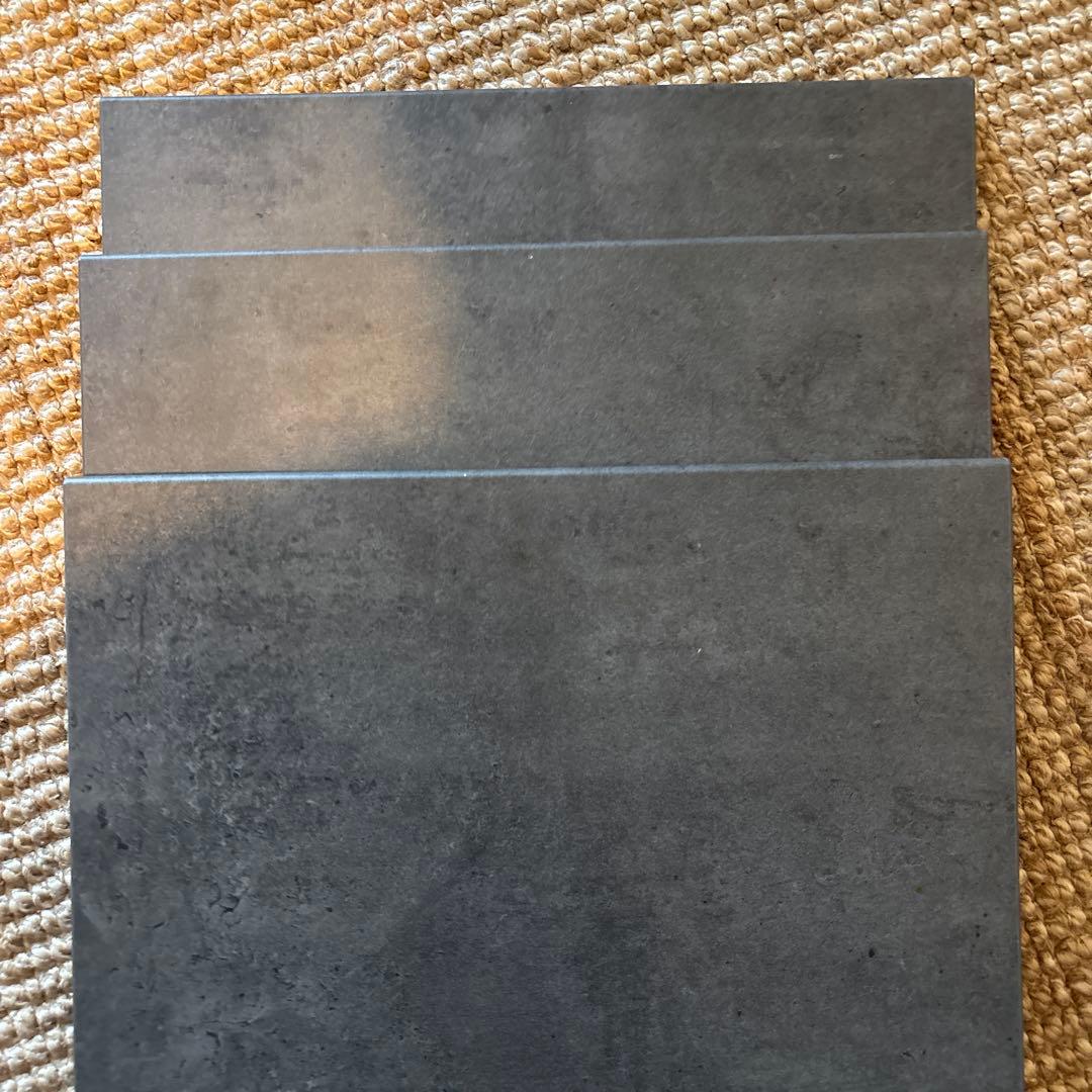 IKEA カルヴィーケン ダークグレー コンクリート調の扉3枚